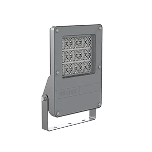 Светодиодный светильник "ВАРТОН" прожектор FL-Pro 30°x50° 120 Вт 3000К RAL7045 муар