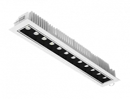 Светодиодный светильник"ВАРТОН" DL-STELLAR встраиваемый поворотный 354x62x45mm 30W 3000K 34° белый DALI