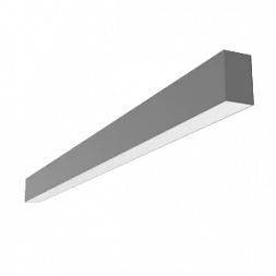 Светодиодный светильник VARTON X-line для сборки в линию 45 Вт 3000 К 1494x63x100 мм RAL9003 белый муар диммируемый по протоколу DALI