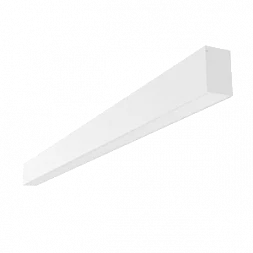 Светодиодный светильник "ВАРТОН" Х-ЛАЙН 1494x63x100мм 45 Вт 2700К IP40 RAL9003 белый муар