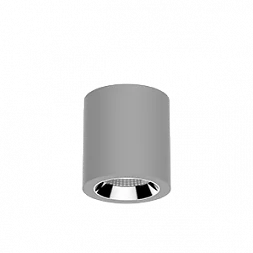 Светильник LED "ВАРТОН" DL-02 Tube накладной 125*135 18W 4000K 35° RAL7045 серый муар
