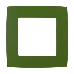 12-5001-27 ЭРА Рамка на 1 пост, Эра12, зелёный (20/200/5000)