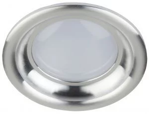 KL LED 17-7 SL Светильник ЭРА светодиодный круглый  тарелка  7W 4000K, серебро (40/960)