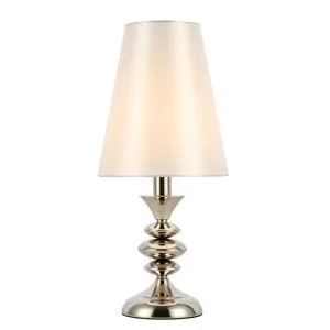 Прикроватная лампа Никель/Белый E14 1*40W RIONFO SL1137.104.01