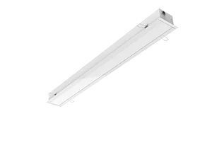 Светодиодный светильник VARTON G-line 1130х100х80 мм 36 Вт 3000 К с опаловым рассеивателем диммируемый по протоколу DALI RAL9003 белый муар