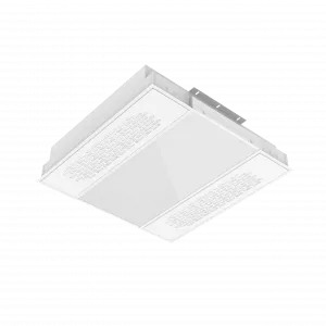 Светодиодный светильник "ВАРТОН" с UV-блоком встраиваемый 30 Вт 595*595*126мм 3000К IP40 с призматическим рассеивателем global white bioguard матовый