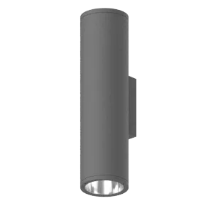 Светодиодный светильник "ВАРТОН" архитектурный Gutta Twin 2x15Вт 4000К IP67 линзованный 10 градусов RAL7045 серый