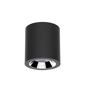 Светильник LED "ВАРТОН" DL-02 Tube накладной 160*150 32W 4000K 35° RAL9005 черный муар