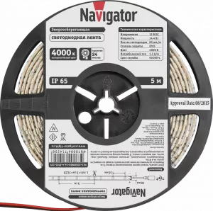 СД Лента Navigator 80 318 NLS-5050WW60-14.4-IP65-12V-Pro R5