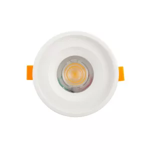 Встраиваемый светильник, IP 20, 9 Вт, LED 3000, белый, алюминий