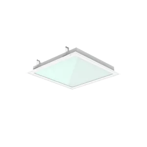 Светодиодный светильник "ВАРТОН" медицинский встраиваемый C070/K 55Вт 4000К 595*595*100мм IP65 с закаленным силикатным стеклом для установки в сэндвич-панели