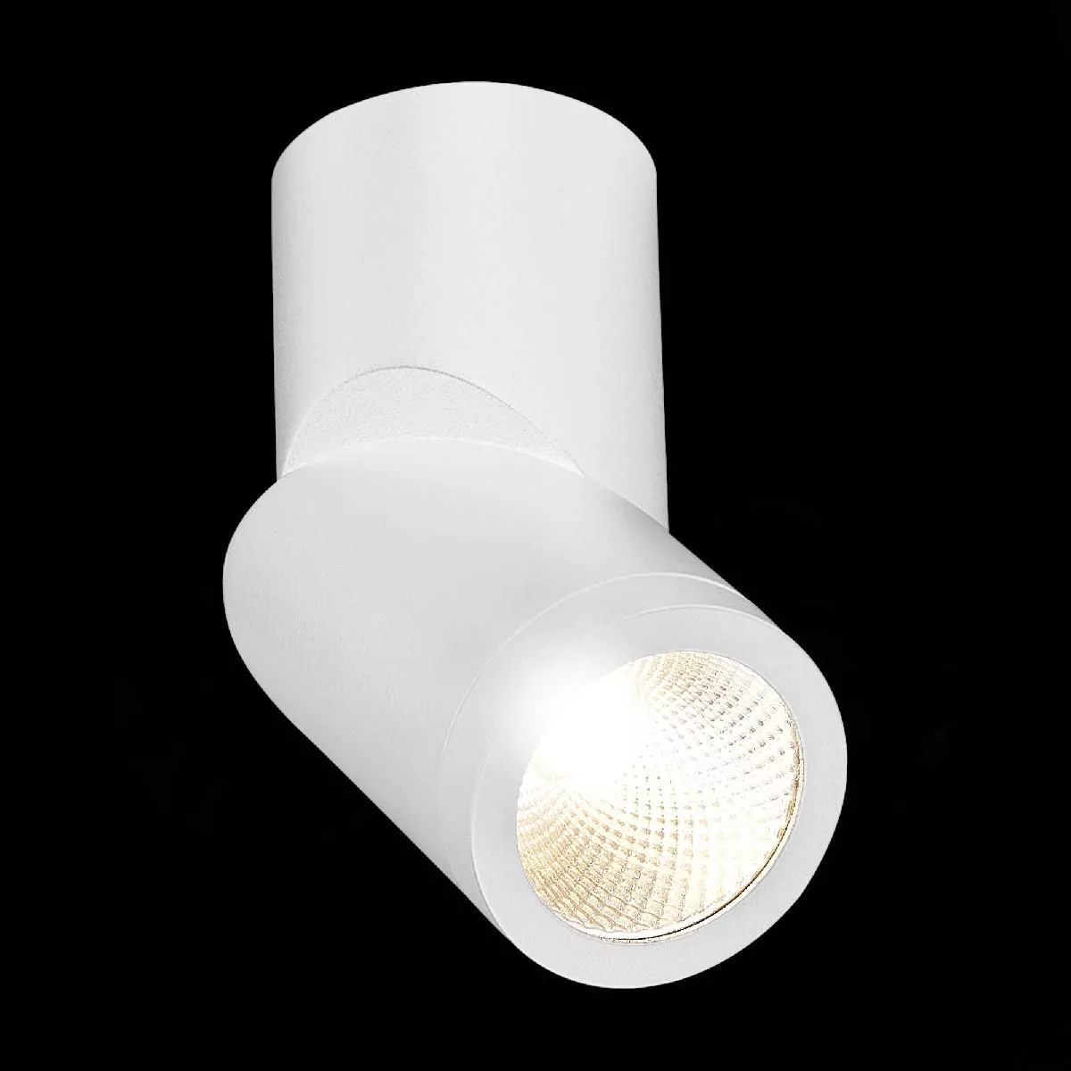 Светильник потолочный Белый LED 1*10W 3000K 800Lm Ra>90 38° IP44 D60xH175 165-265V Накладные светильники ST650.532.10