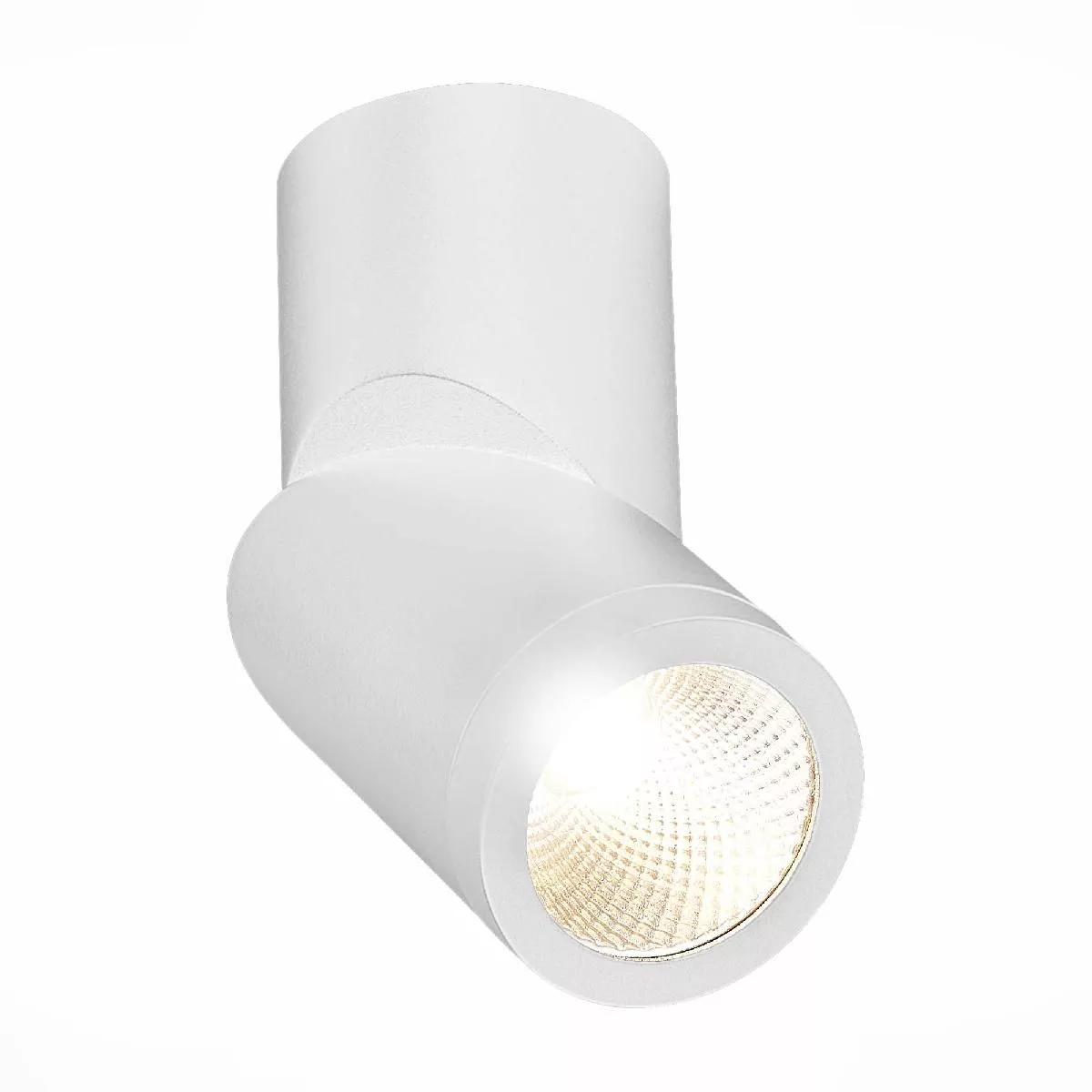 Светильник потолочный Белый LED 1*10W 3000K 800Lm Ra>90 38° IP44 D60xH175 165-265V Накладные светильники ST650.532.10