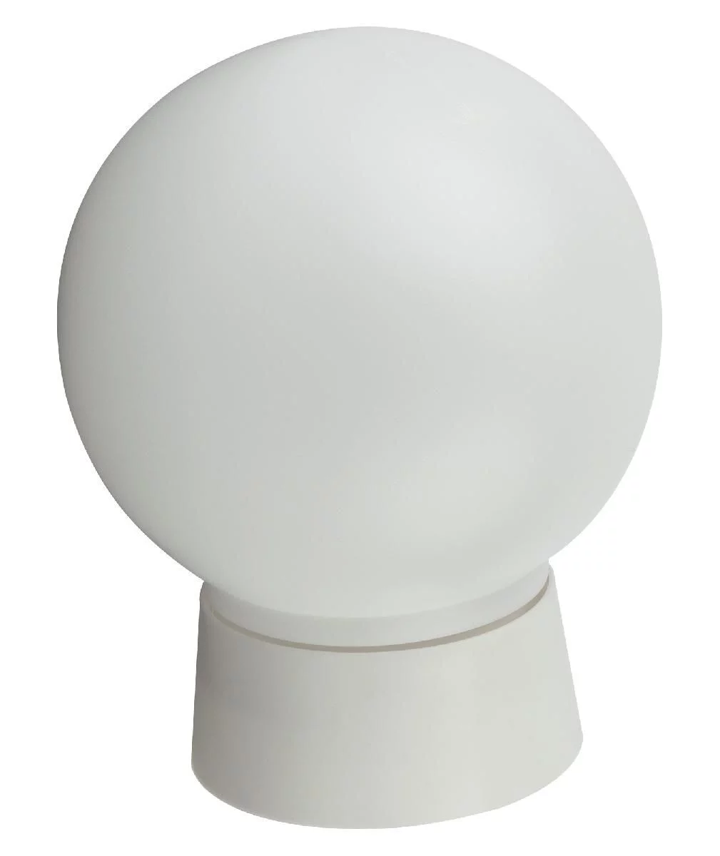 Светильник ЭРА НБП 01-60-004 c прямым основанием Гранат полиэтилен IP20 E27 max 60Вт D150 шар белый