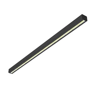 Светодиодный светильник Mercury LED Mall "ВАРТОН" 885*66*58 мм опал 48W 4000К RAL9005 черный муар