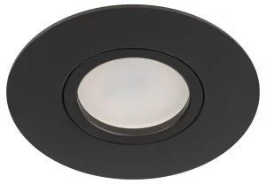 Встраиваемый светильник алюминиевый ЭРА KL83 BK MR16/GU5.3 черный
