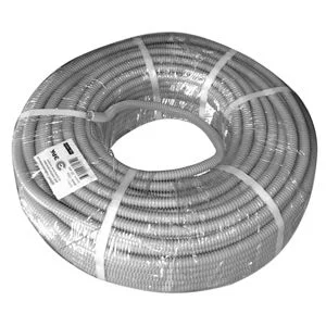 ЭРА Труба гофрированная ПВХ (серый) d 32мм с зонд. легкая 50м (10)
