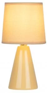 Настольная лампа Rivoli Edith 7069-501 1 * Е14 40 Вт керамика желтая