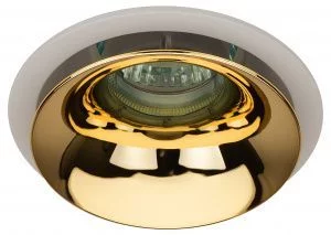Встраиваемый светильник декоративный ЭРА KL103 WH/GD MR16 GU5.3 белый золото