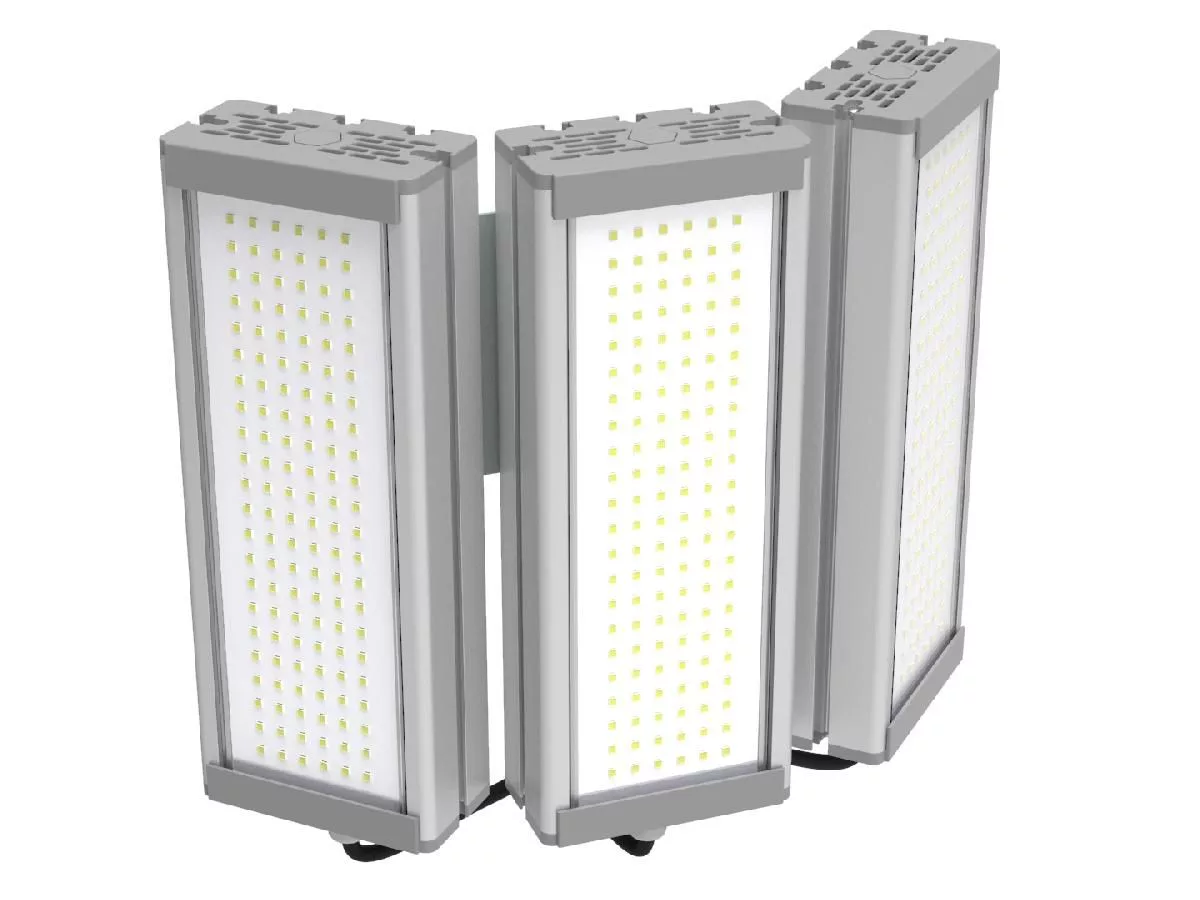Светодиодный светильник SVT-STR-M-48W-TRIO90-C (с защитой от 380)