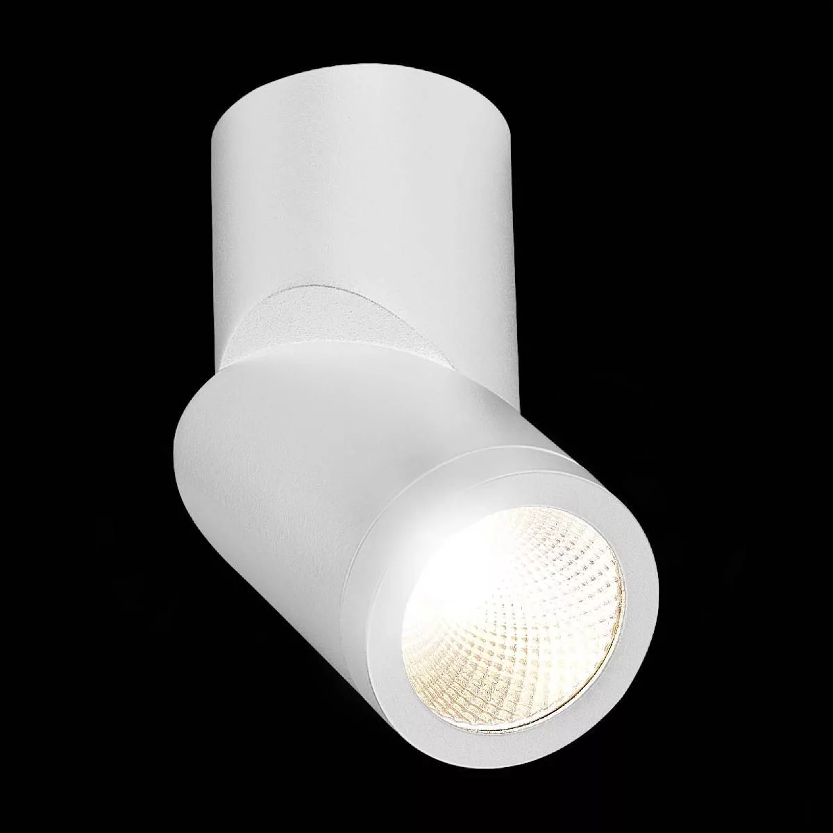 Светильник потолочный Белый LED 1*10W 4000K 800Lm Ra>90 38° IP44 D60xH175 165-265V Накладные светильники ST650.542.10