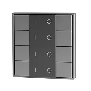 Кнопочная панель (4 группы) металлический корпус, серый DA-SW-G4-PG