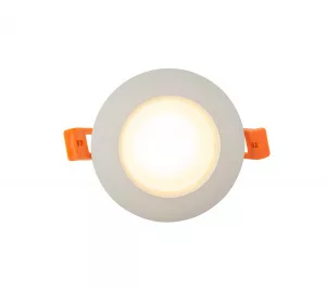 Встраиваемый светильник влагозащ., IP 65, 50 Вт, GU10, белый, алюминий
