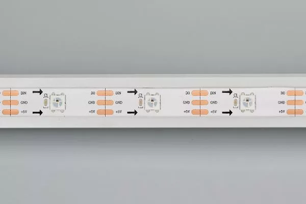 Лента SPI-5000SE-AM 5V RGB (5060, 150 LED x1, 2812)