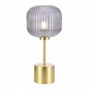 Прикроватная лампа ST-Luce Латунь/Дымчатый E27 1*60W GRAN SL1154.304.01