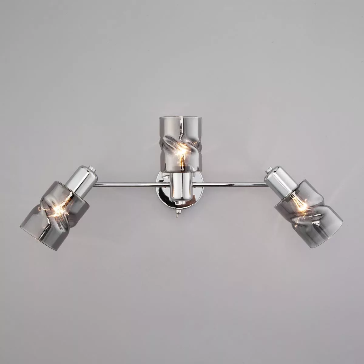 Настенный светильник с поворотными плафонами Eurosvet хром 20120/3