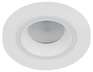 Встраиваемый светильник декоративный ЭРА DK90 WH MR16/GU5.3 белый