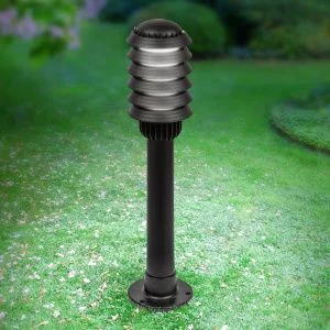 Садово-парковый светильник ЭРА НТУ 01-60-014 Поллар напольный черный IP54 Е27 max60Вт h650мм