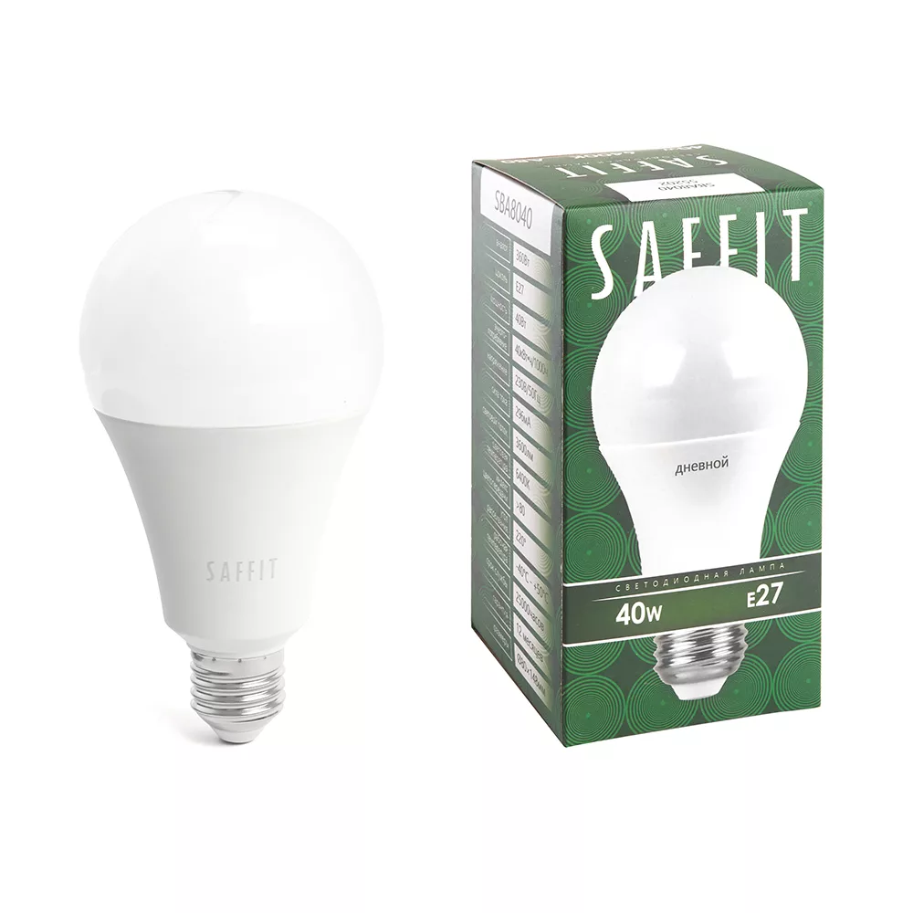 Лампа светодиодная SAFFIT SBA8040