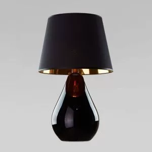 Настольная лампа с абажуром TK Lighting Lacrima Black 5454