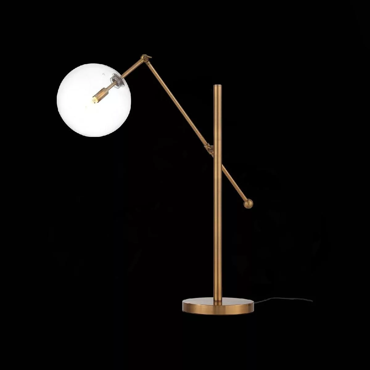 Прикроватная лампа ST-Luce Латунь/Прозрачный G9 1*5W SANDRO SL1205.304.01