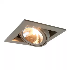 Точечный встраиваемый светильник Arte Lamp CARDANI SEMPLICE Серый A5949PL-1GY