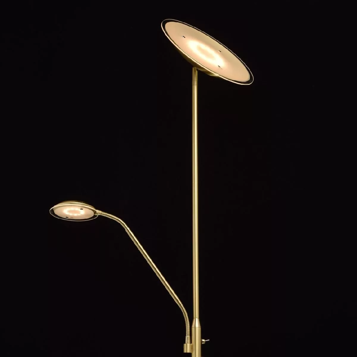 Напольный светильник De Markt Техно золотой 300043202