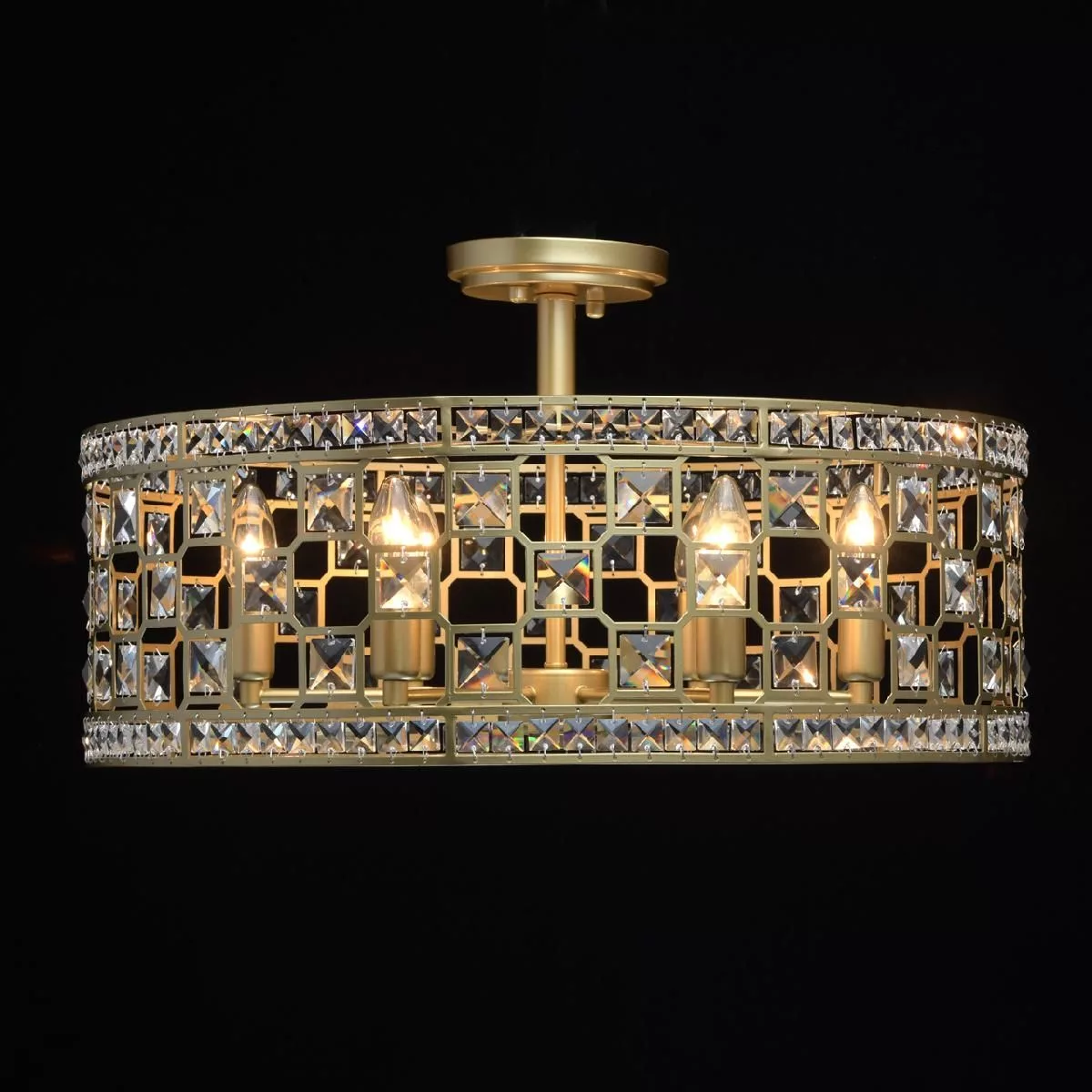 Потолочный светильник MW-Light Монарх золотой 121011606