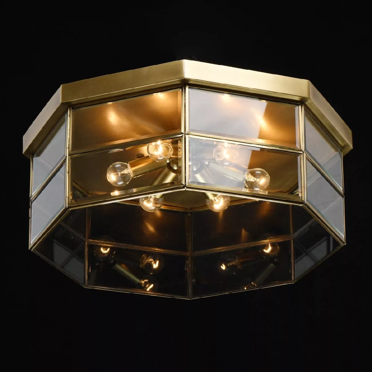 Потолочный светильник CHIARO Мидос бронзовый 802011506