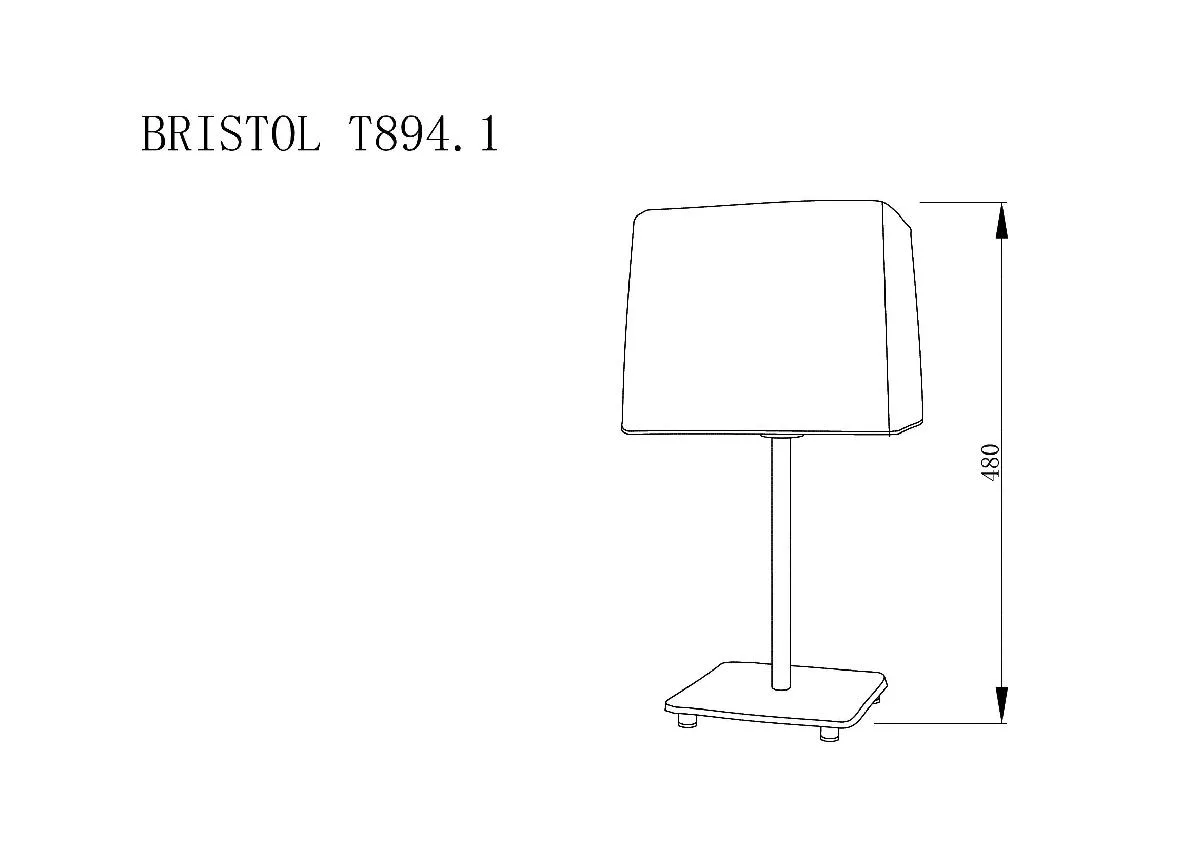 Настольная лампа  Lucia Tucci BRISTOL T894.1