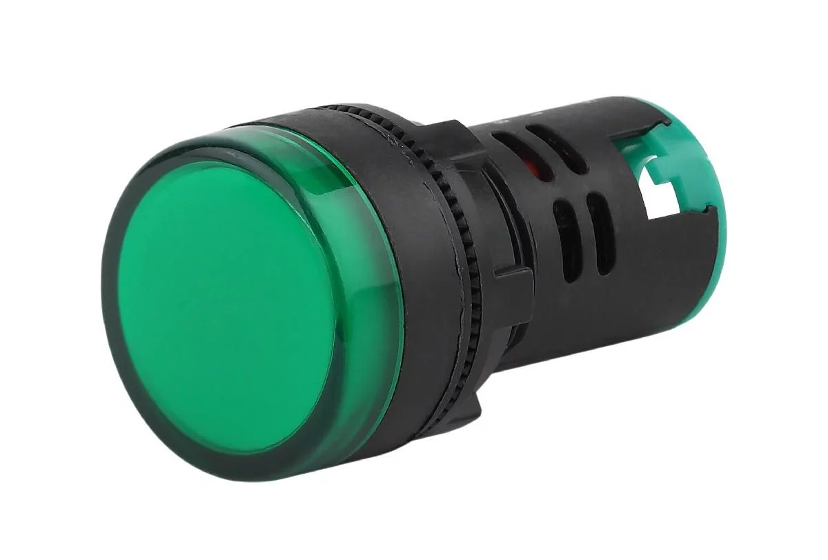 Лампа ЭРА BLS10-ADDS-012-K06E светосигнальная AD22DS LED матрица d22мм зеленый 12В AC/DC