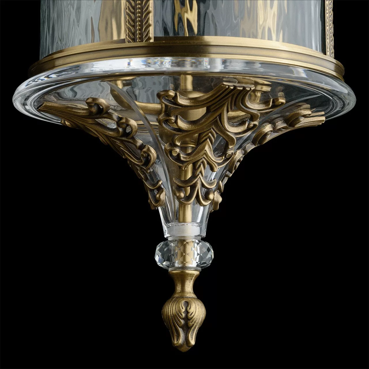 Настенный светильник CHIARO Мидос бронзовый 802021202