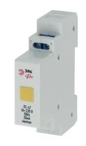 Лампа сигнальная ЭРА PRO NO-902-180 ЛС-47 (желтая)