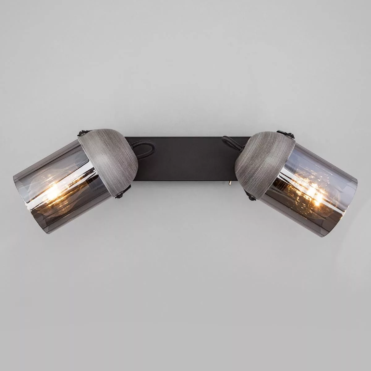 Настенный светильник Eurosvet черный / серый 20122/2