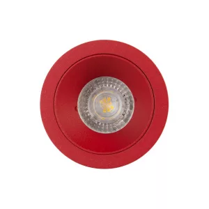 Встраиваемый светильник, IP 20, 50 Вт, GU10, красный, алюминий