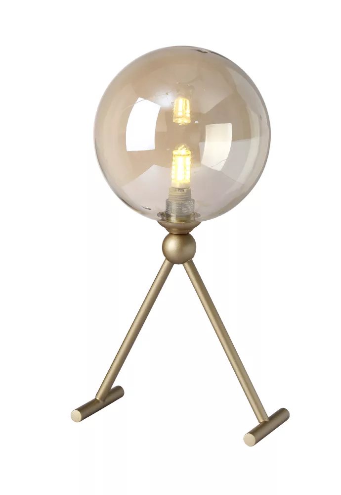 Настольная лампа Crystal Lux FRANCISCA LG1 GOLD/COGNAC