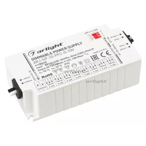 Блок питания ARJ-SP-10-PFC-0-10V (10W, 120-350mA) (Arlight, IP20 Пластик, 5 лет)