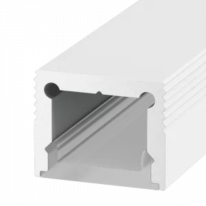 Алюминиевый профиль Design LED LS1613, 2500 мм, белый LS.1613-W-R SWG