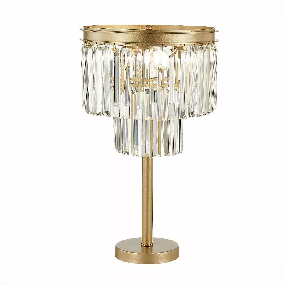Прикроватная лампа ST-Luce шампань/прозрачный E14 3*40W ERCOLANO SL1624.204.03