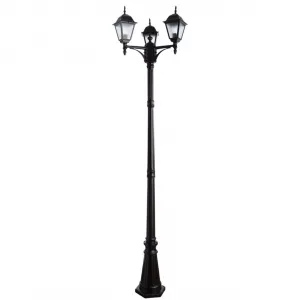 Уличный наземный светильник Arte Lamp BREMEN Черный A1017PA-3BK